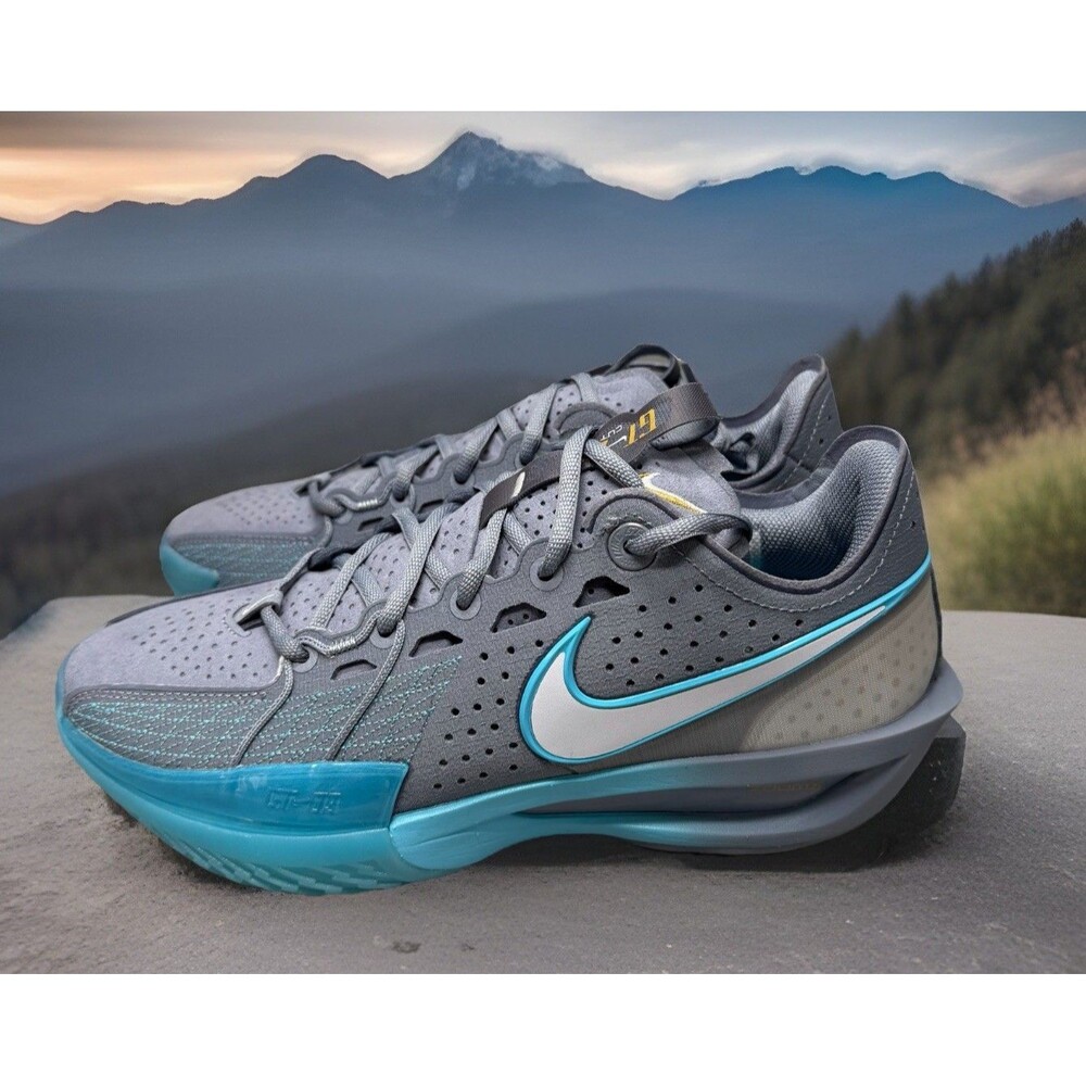 Nike Air Zoom GT Cut 3 Ashen Slate Grey Baltic Blue  DV2913-402 Men Size 8.5 NEW